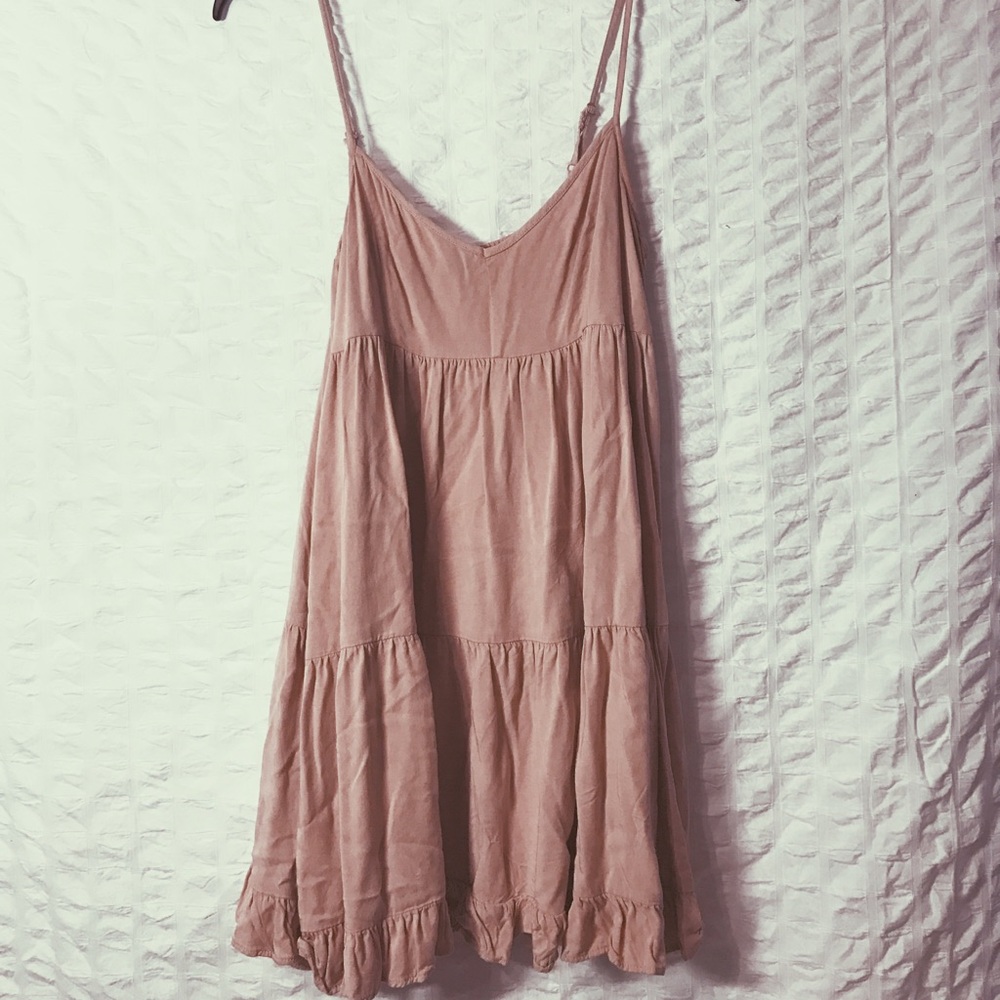 AE, soft pink, summer mini dress